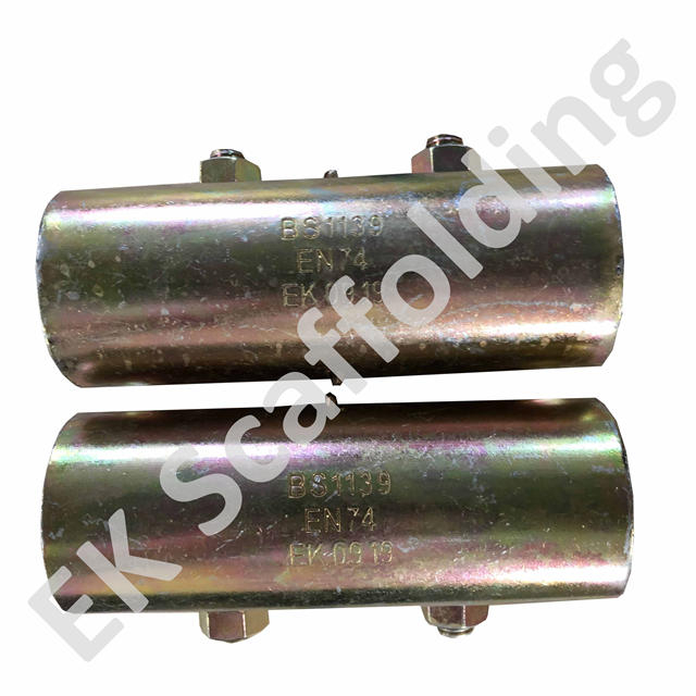 Pengapit perancah British ditekan perancah lengan coupler