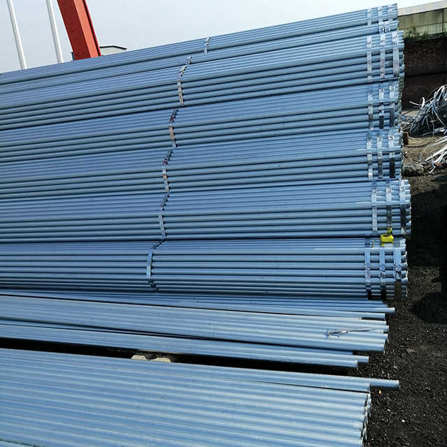 Tiub keluli perancah EN39 Paip Perancah Galvanized OD48.3x3.2mm