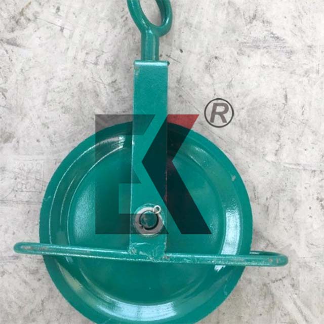 Perancah Aksesori Steel Powder Coating Hoist Gin Wheel