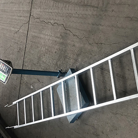 Perancah tangga monyet keluli lurus Galvanized