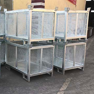 Aksesori Perancah Penyimpanan Pallet Steel Galvanized