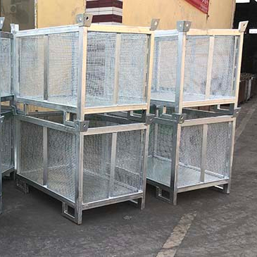Aksesori Perancah Penyimpanan Pallet Steel Galvanized