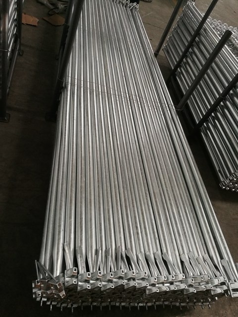 Dip Dip Galvanized HDG Ringlock System Scaffolding Diagonal Brace