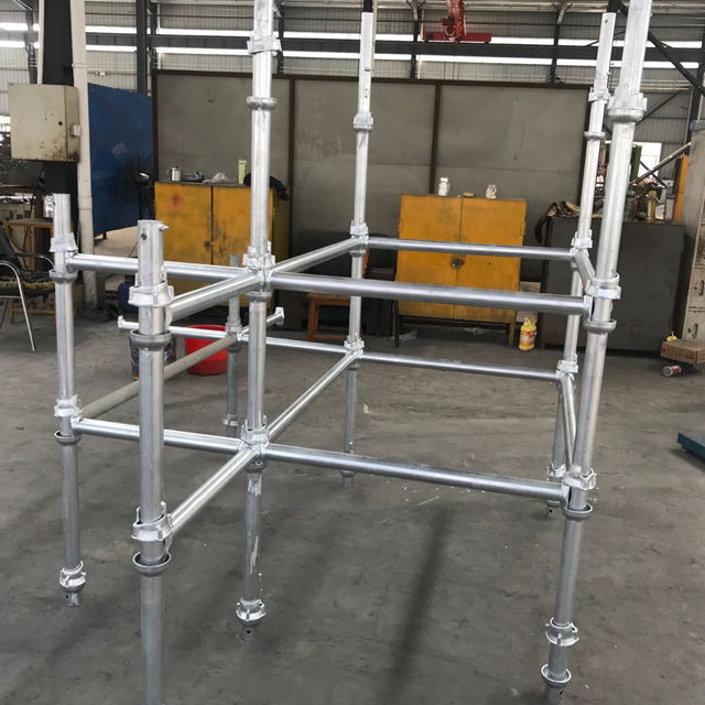 Galvanized Scaffolding Cuplock System Standard Vertical