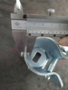 EN74 menekan scaffolding coupler zink bersalut penyambung luaran putih