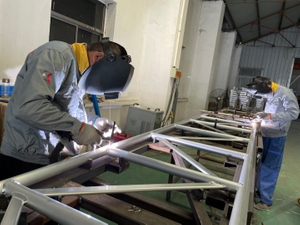 Kimpalan rasuk aluminium