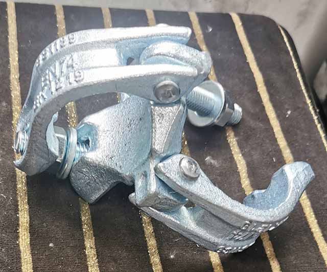 Drop coupler tetap elektro perancah palsu