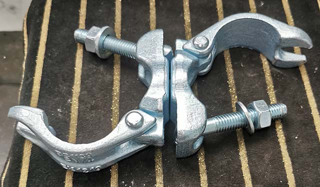 Drop scaffold scafly galvanized swivel coupler