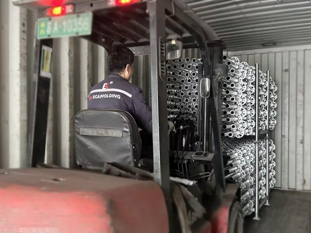 Penghantaran sistem perancah Ringlock