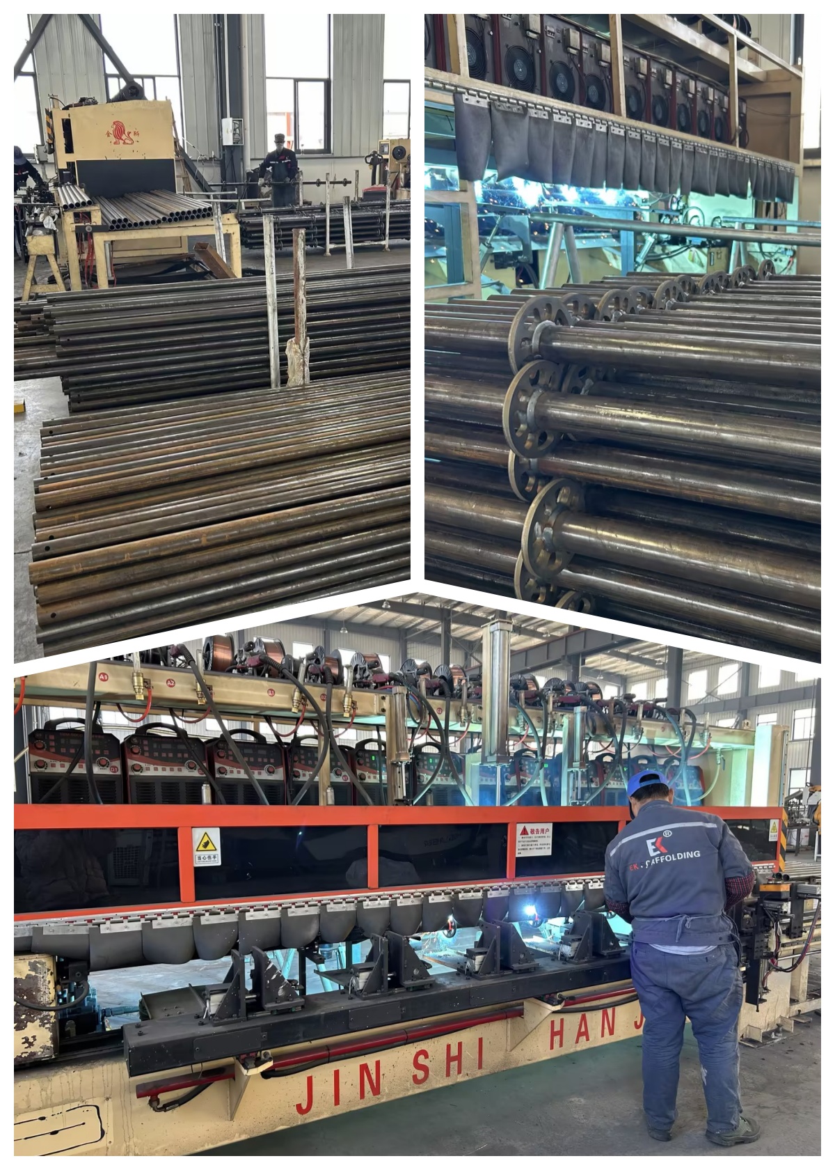 kimpalan automatik ringlock menegak