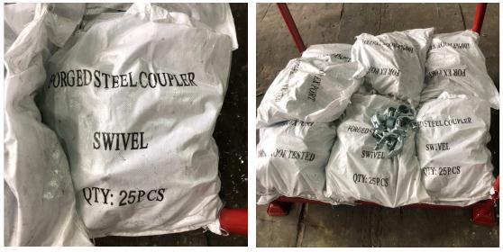 Drop swivel coupler 10