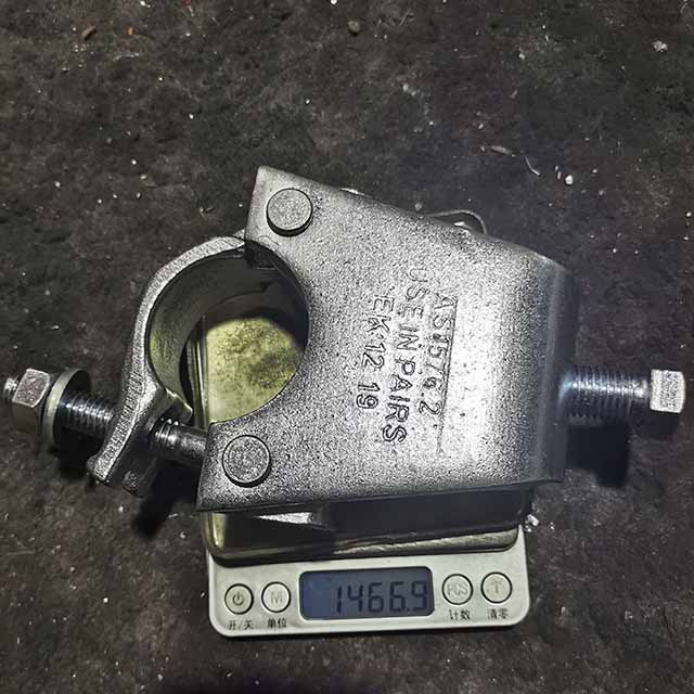 Drop scaffolding scaffolding electro-galvanized girder coupler