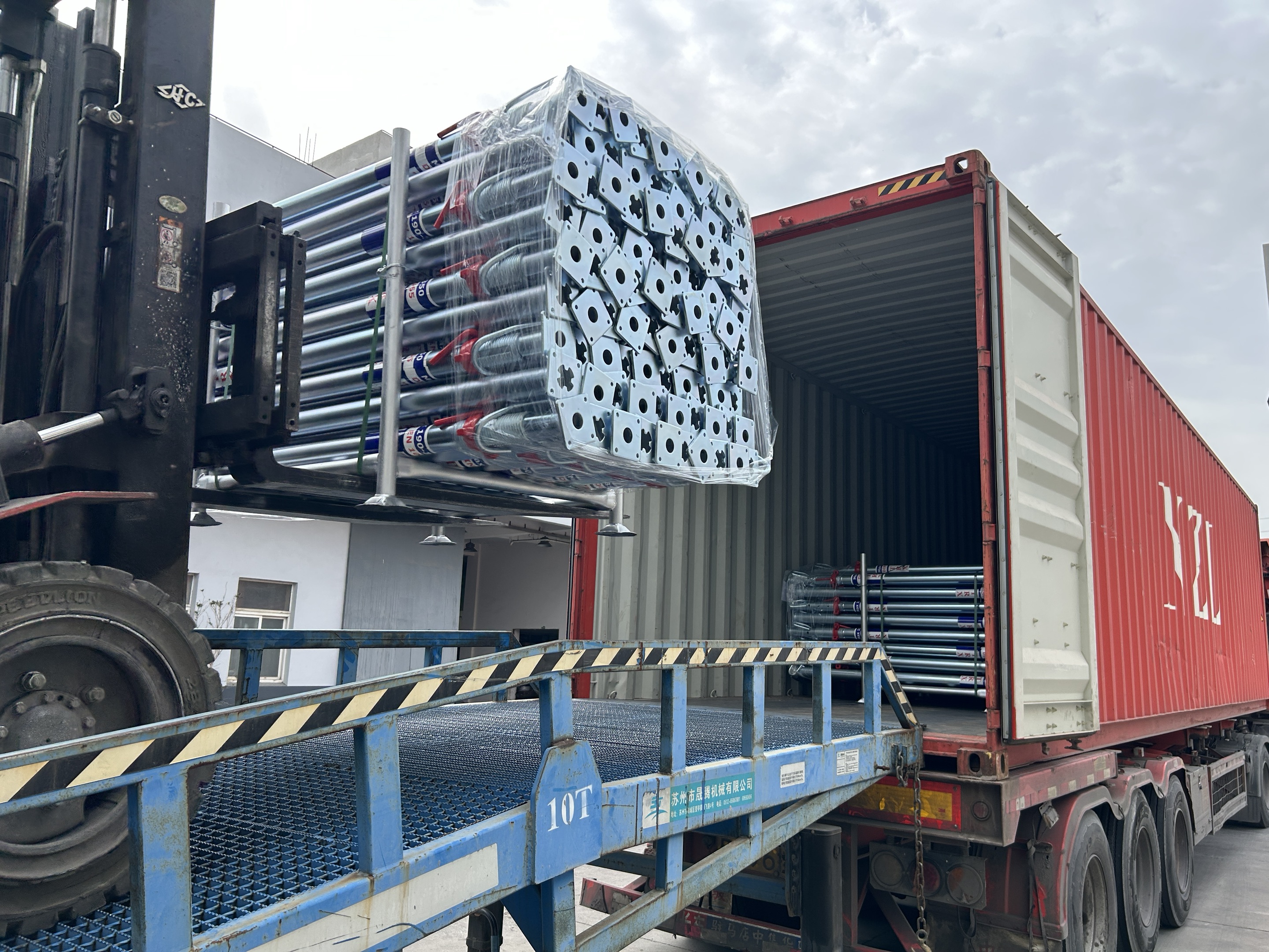 penghantaran prop perancah