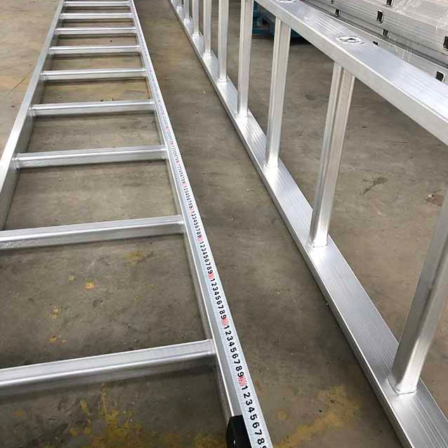 Aluminium Scaffolding Multi Tujuan Langkah Langkah Lurus Lurus