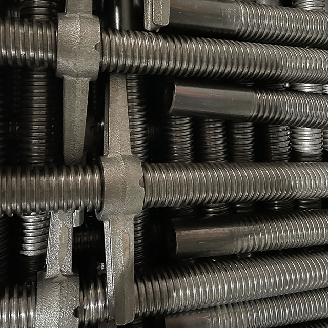 Jack asas skru pepejal laras hitam boleh laras 