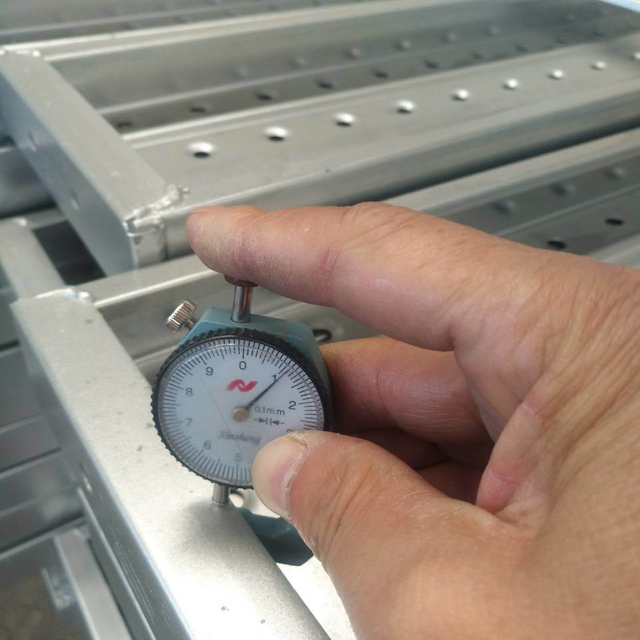 210mm Pembinaan Perancah Lembaga Keluli