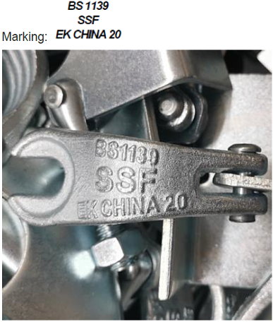 0.62kg DF Lembaga Penahan Coupler