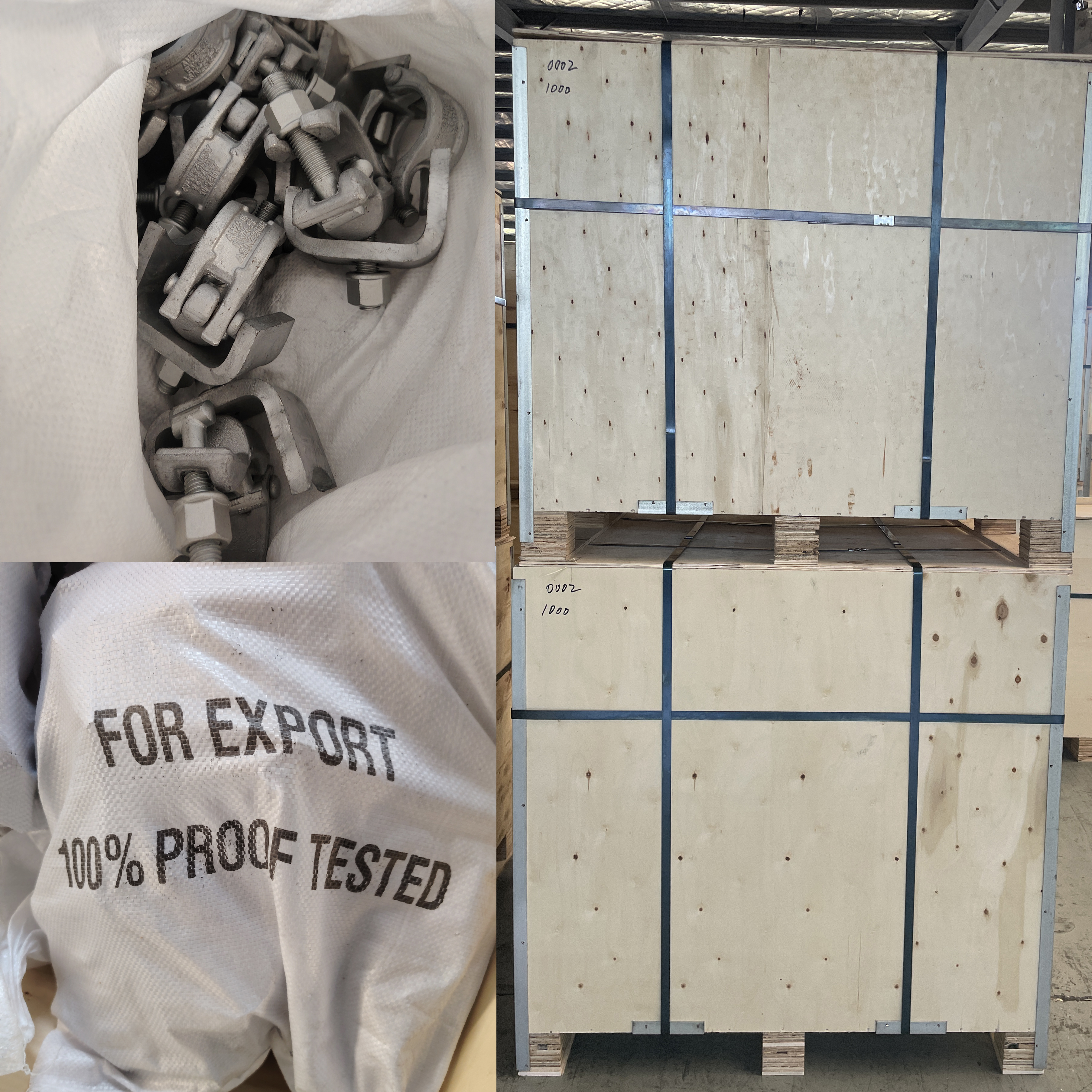 Bjelke Klips Pengapit Perancah berbentuk khas