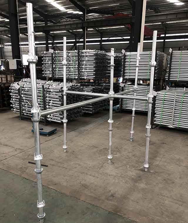 Hot-Dip Galvanized Galvanized Cuplock Scaffolding System Ledger