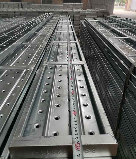 Papan berjalan perancah dek logam galvanized