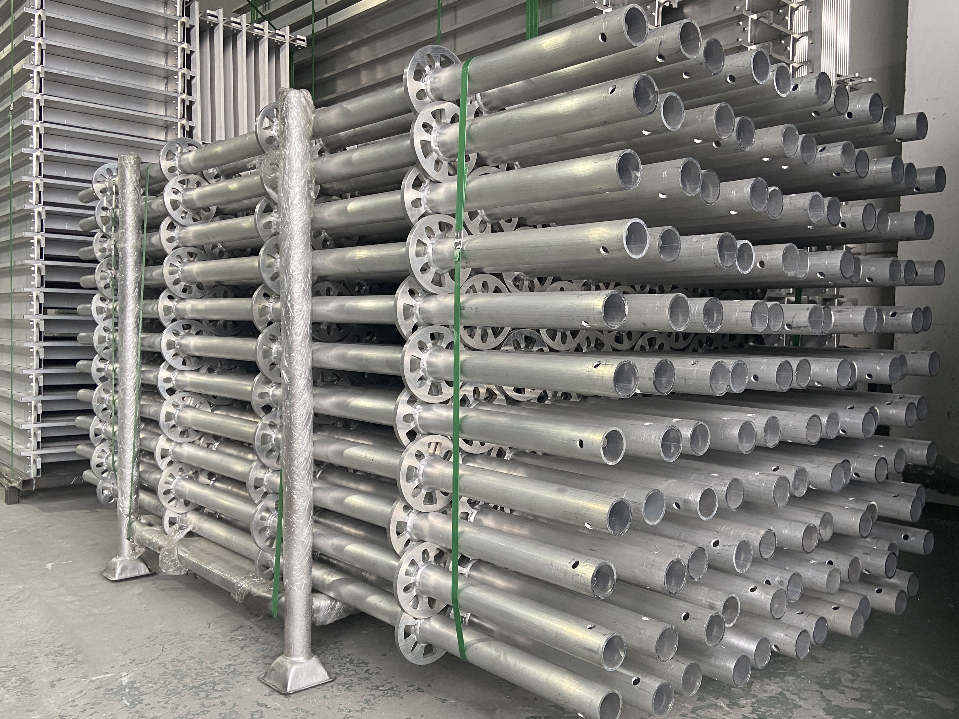 aluminium cincin perancah menegak