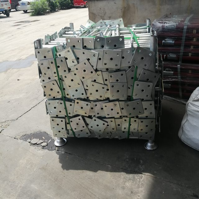 Perancah HDG Pepejal Pepejal Base Jack 