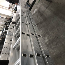 4m Bangunan Pembinaan Aluminium Perancah Lurus