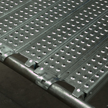 HDG Hot Dip Galvanized Board Canadian Scaffolding Steel Hook Planks 241mm