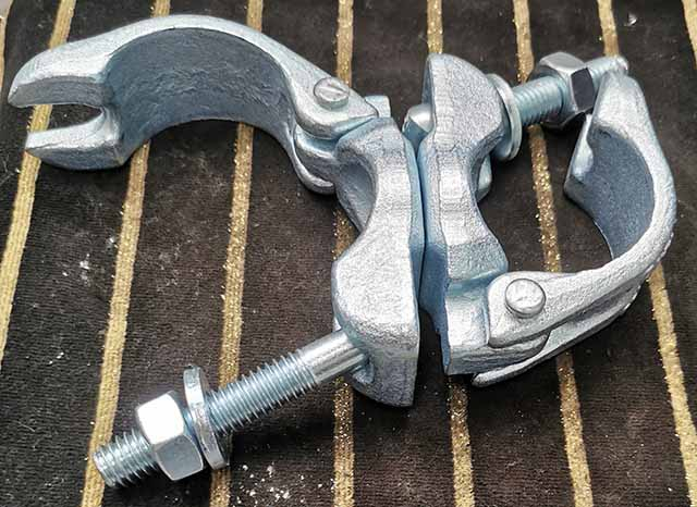 Drop scaffolding scelo-galvanized swivel coupler