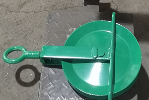 Aksesori perancah perancah keluli dicat roda gin