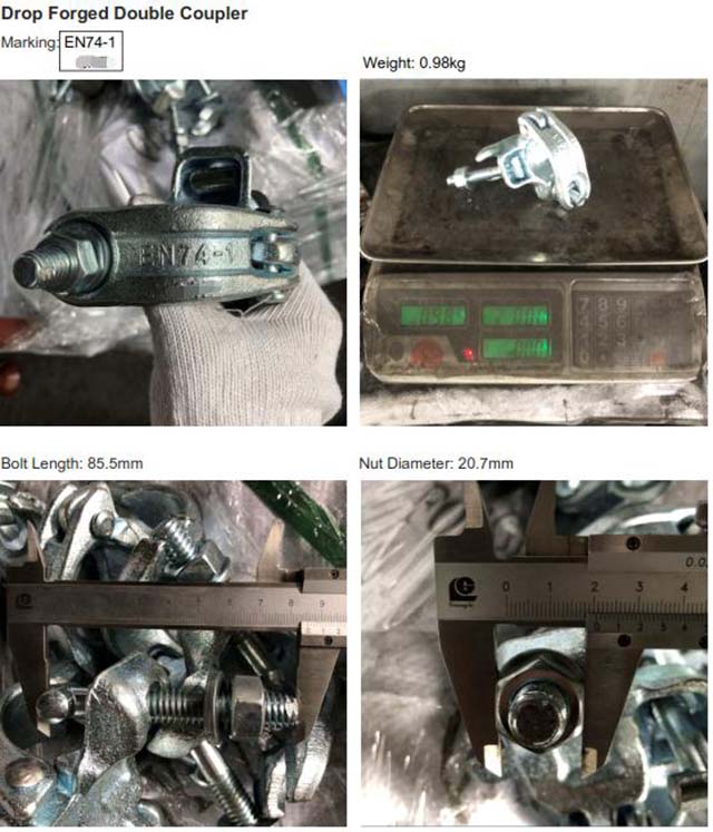 Drop forged double coupler 06