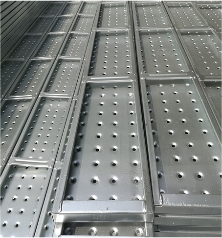 Pemeriksaan papan keluli perancah